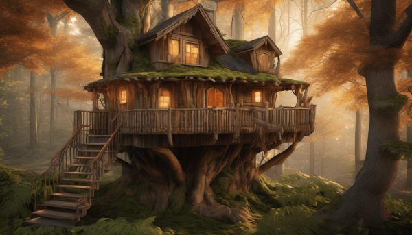 Construire une cabane dans les arbres pour un espace extérieur unique