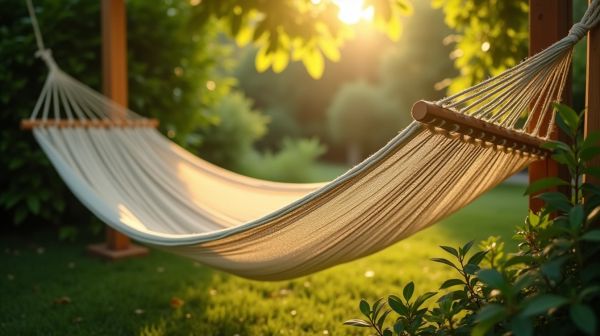 Faites de votre Détente Un Instant Privilégié Avec Un Hamac Sur Pied